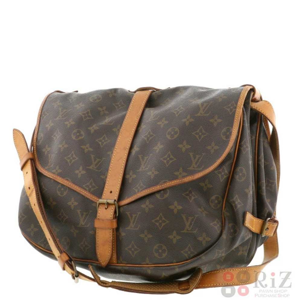 LOUIS VUITTON Saumur Bag Shoulder Messenger Monogram - Picture 2 of 6